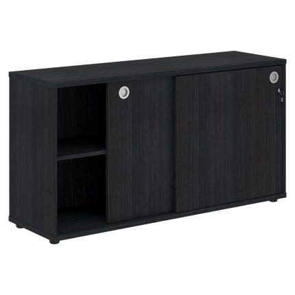 Шкаф со слайд-дверьми XTEN Дуб юкон XLC 1443 (1406х430х750) в Элисте - изображение