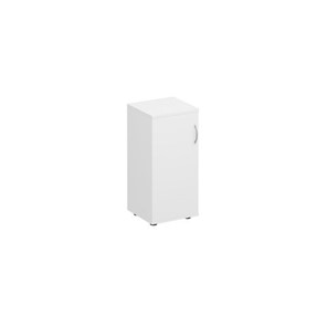 Шкаф для документов низкий узкий закрытый Комфорт КФ, белый премиум (40x38x84) К.508 ДШ в Элисте