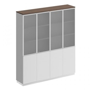 Шкаф для документов со стеклянными дверьми Speech Cube (180.2x40x203.4) СИ 315 ДГ БП ДГ/ХР в Элисте