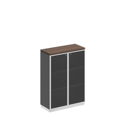 Шкаф для документов средний стекло в рамке Speech Cube (90x40x124.6) СИ 319 ДГ АР ХР в Элисте - изображение