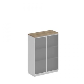 Шкаф для документов средний стекло в рамке Speech Cube (90x40x124.6) СИ 319 ДС БП ХР в Элисте