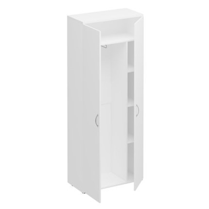 Шкаф для одежды с дополнением Комфорт, белый премиум (80х38х200) К 531 в Элисте - изображение