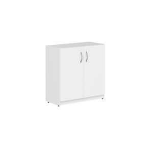 Шкаф для офиса SIMPLE SR-2W.1 с глухими малыми дверьми 770х359х790, белый в Элисте