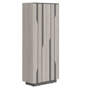Шкаф гардероб LINE Дуб-серый-антрацит СФ-574401 (900х430х2100) в Элисте - предосмотр
