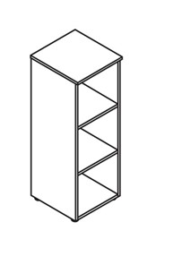 Шкаф колонна MORRIS Дуб Базель/Венге Магия MMC 42.1 (429х423х1188) в Элисте - предосмотр 1