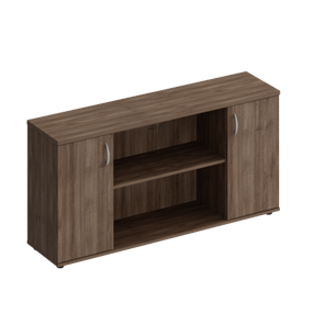 Шкаф комбинированный низкий Комфорт, дуб шамони темный (154x38x75) К.521 в Элисте