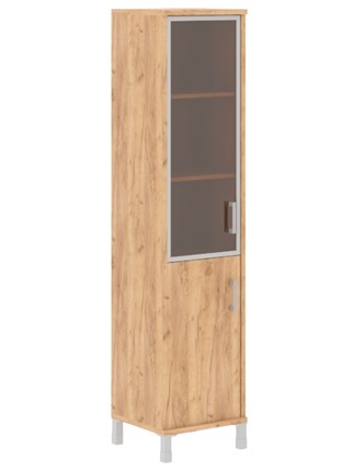 Шкаф Born В 431.4 L левый колонка комбинированная 475х450х2054 мм, Дуб Бофорд в Элисте - изображение