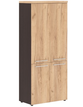 Шкаф ALTO AHC 85.3 Дуб Бофорд с глухими средними и малыми дверьми в Элисте - изображение
