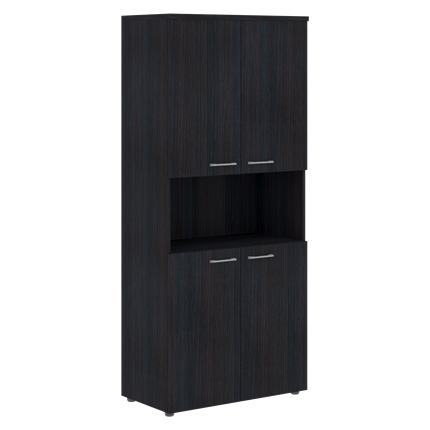 Шкаф с глухими низкими дверьми и топом XTEN Дуб Юкон XHC 85.4 (850х410х1930) в Элисте - изображение