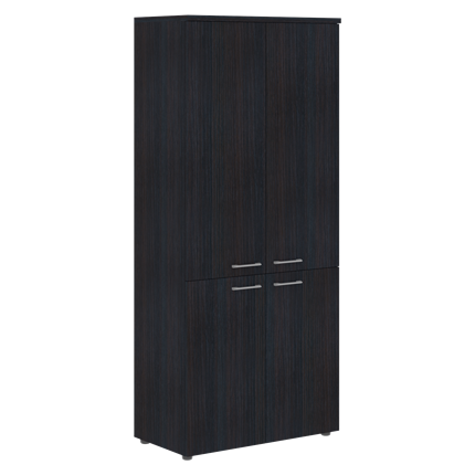 Шкаф с глухими низкими и средними дверьми и топом XTEN Дуб Юкон  XHC 85.3 (850х410х1930) в Элисте - изображение