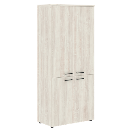 Шкаф с глухими низкими и средними дверьми и топом XTEN сосна Эдмонд  XHC 85.3 (850х410х1930) в Элисте - изображение