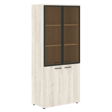 Шкаф с глухими низкими дверьми и топом XTEN сосна Эдмонд  XHC 85.7.1  (850х410х1930) в Элисте - изображение