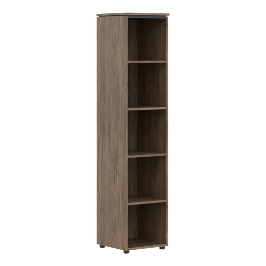 Шкаф с высокий  глухой дверью MORRIS TREND Антрацит/Кария Пальмира MHC 42.1 (429х423х1956) в Элисте - изображение 1