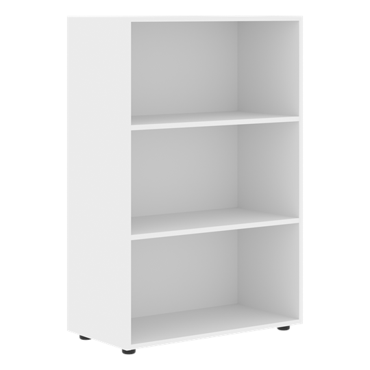 Широкий шкаф средний FORTA Белый FMC 80.2 (798х404х1197) в Элисте - изображение 1