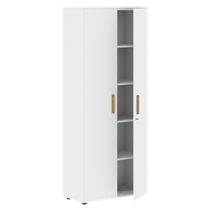 Широкий шкаф высокий FORTA Белый FHC 80.1(Z) (798х404х1965) в Элисте