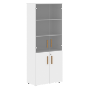 Шкаф широкий высокий FORTA Белый FHC 80.2(Z) (798х404х1965) в Элисте - предосмотр