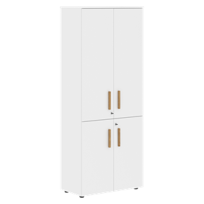 Шкаф широкий высокий FORTA Белый FHC 80.3(Z) (798х404х1965) в Элисте