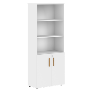 Шкаф с глухими малыми дверьми FORTA Белый FHC 80.5(Z)  (798х404х1965) в Элисте