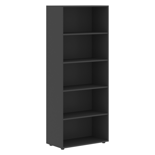 Шкаф широкий высокий FORTA Черный Графит FHC 80.1(Z) (798х404х1965) в Элисте - изображение 1