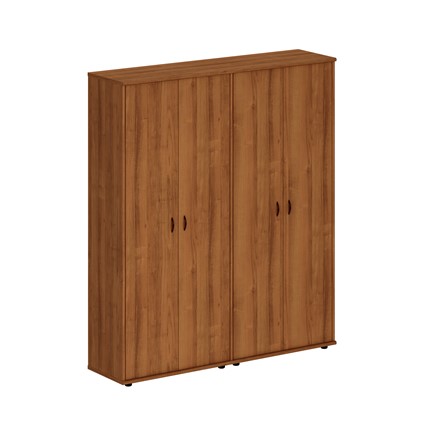 Шкаф комбинированный высокий Престиж, темный орех, 175x46x203, Исп.38 в Элисте - изображение