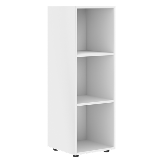 Средний шкаф колонна с глухой дверью левой FORTA Белый-Дуб Гамильтон  FMC 40.1 (L) (399х404х801) в Элисте - изображение 1