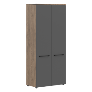 Шкаф гардероб с глухими дверьми MORRIS TREND Антрацит/Кария Пальмира MCW 85 (854х423х1956) в Элисте