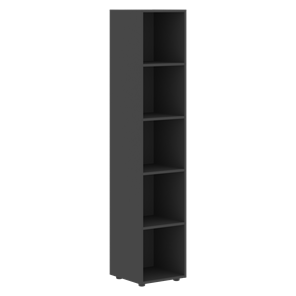 Высокий шкаф колонна FORTA Черный Графит FHC 40 (399х404х1965) в Элисте