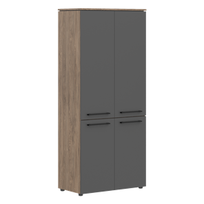 Высокий шкаф MORRIS TREND Антрацит/Кария Пальмира MHC 85.3 (854х423х1956) в Элисте