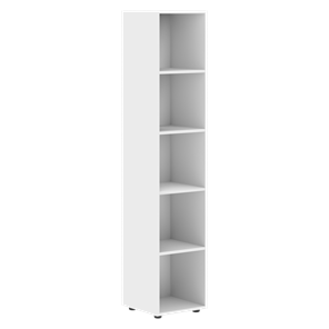 Высокий шкаф колонна с дверью FORTA Белый FHC 40.2 (L/R) (399х404х1965) в Элисте - предосмотр 1