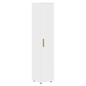 Высокий шкаф колонна с глухой дверью FORTA Белый FHC 40.1 (L/R) (399х404х1965) в Элисте - предосмотр