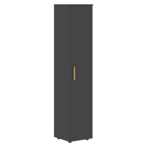 Высокий шкаф с глухой дверью колонна FORTA Черный Графит  FHC 40.1 (L/R) (399х404х1965) в Элисте