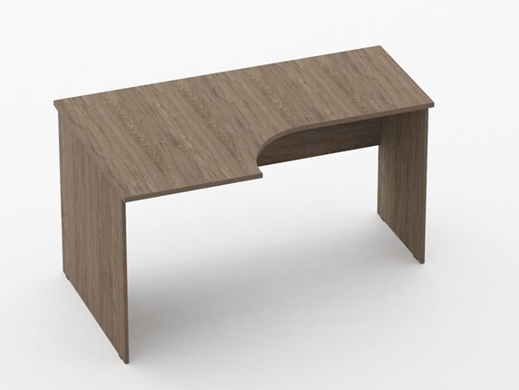 Угловой стол Twin 12.14.14Л,  дуб Верцаска 1390х860(550)х751 в Элисте - изображение
