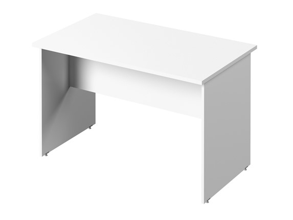 Офисный стол С-112, цвет Белый в Элисте - изображение