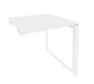 Приставной стол к тумбе O.MO-SPR-0.8 Белый/Белый бриллиант в Элисте
