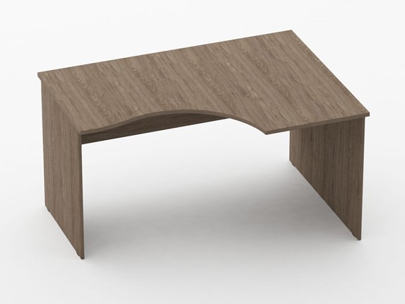 Угловой стол Twin 12.11.14Пр,  дуб Верцаска 1390х1000(680)х750 в Элисте - изображение