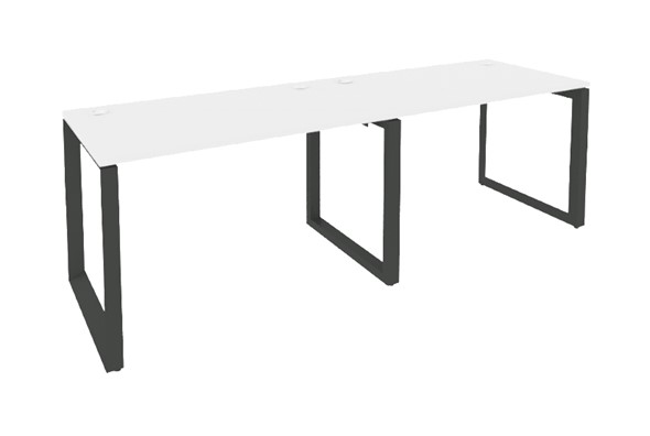 Стол O.MO-RS-2.2.7, Антрацит/Белый бриллиант в Элисте - изображение