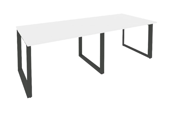 Конференц-стол O.MO-PRG-2.2 Антрацит/Белый бриллиант в Элисте - изображение