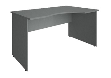 Угловой письменный стол А.СА-2П 1400х900х755 мм. Серый в Элисте