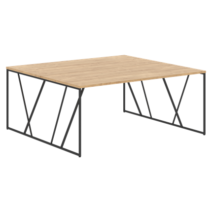 Двойной стол LOFTIS Дуб Бофорд  LWST 1716 (1760х1606х750) в Элисте - изображение