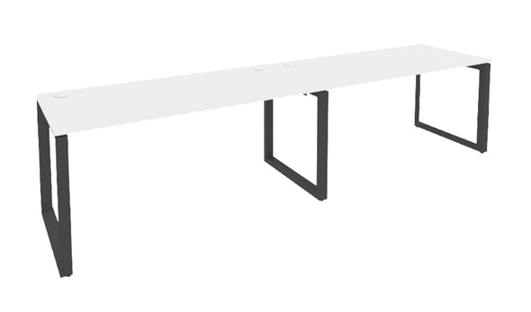 Стол O.MO-RS-2.4.7, Антрацит/Белый бриллиант в Элисте - изображение