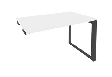 Стол приставной к тумбе O.MO-SPR-2.7 Антрацит/Белый бриллиант в Элисте