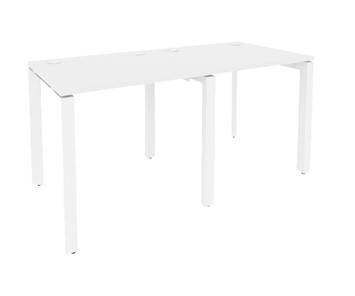 Офисный стол на металлокаркасе O.MP-RS-2.0.8 Белый/Белый бриллиант в Элисте
