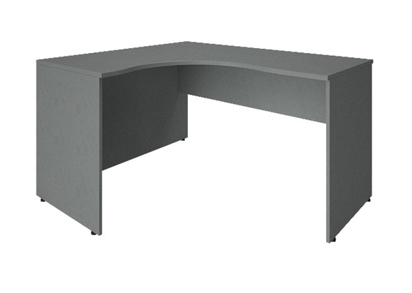Угловой письменный стол А.СА-3Л 1400х1200х755 мм. Серый в Элисте - изображение