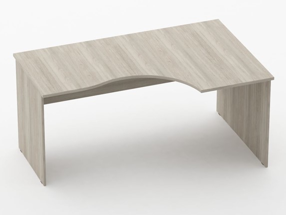 Угловой стол Twin 12.11.16Л,  дуб Сантана 1590х1000(680)х751 в Элисте - изображение