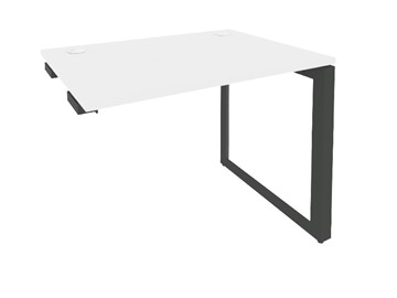 Приставной стол к тумбе O.MO-SPR-1.7 Антрацит/Белый бриллиант в Элисте