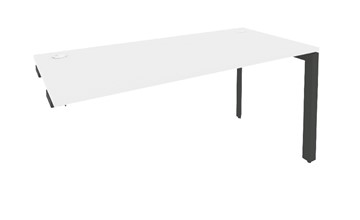 Стол приставной к тумбе O.MP-SPR-4.7 Антрацит/Белый бриллиант в Элисте