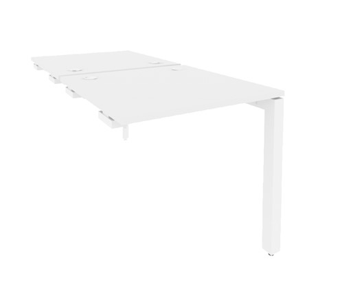Приставной стол к тумбе O.MP-D.SPR-0.8 Белый/Белый бриллиант в Элисте - изображение