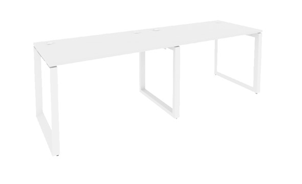 Стол в офис O.MO-RS-2.2.7, Белый/Белый бриллиант в Элисте - изображение