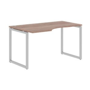 Письменный стол с боковым левым выступом XTEN-Q Дуб-сонома-серебро XQCET 149 (L) (1400х900х750) в Элисте