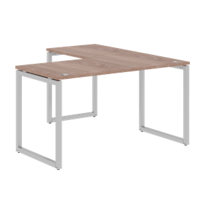 Письменный стол угловой левый XTEN-Q Дуб-сонома- серебро XQCT 1415 (L) (1400х1500х750) в Элисте